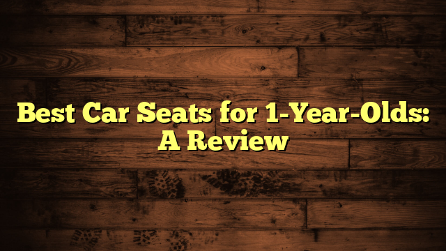 Best Car Seats for 1-Year-Olds: A Review