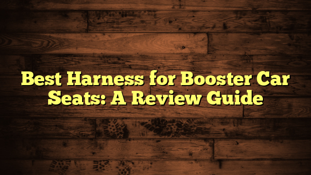 Best Harness for Booster Car Seats: A Review Guide