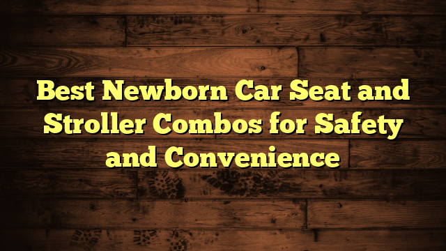 Best Newborn Car Seat and Stroller Combos for Safety and Convenience