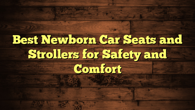 Best Newborn Car Seats and Strollers for Safety and Comfort