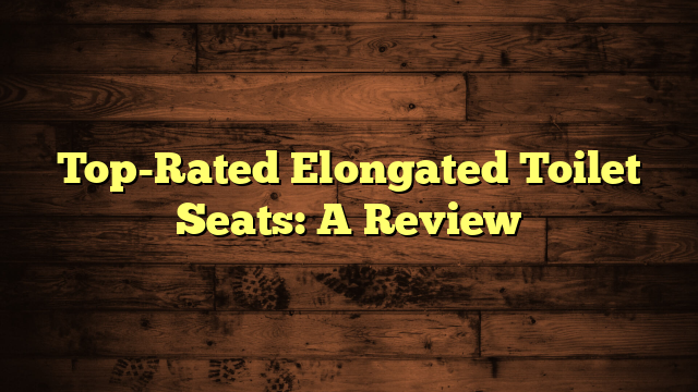 Top-Rated Elongated Toilet Seats: A Review