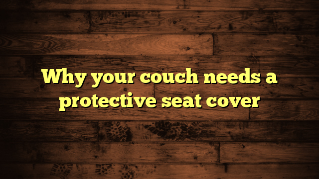 Why your couch needs a protective seat cover