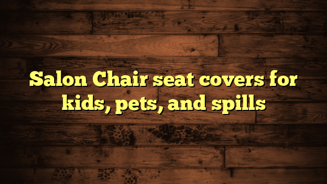 Salon Chair seat covers for kids, pets, and spills